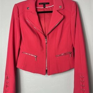 White House Black Market Vibrant Red Blazer